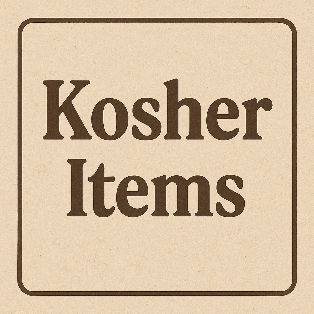 Kosher Items
