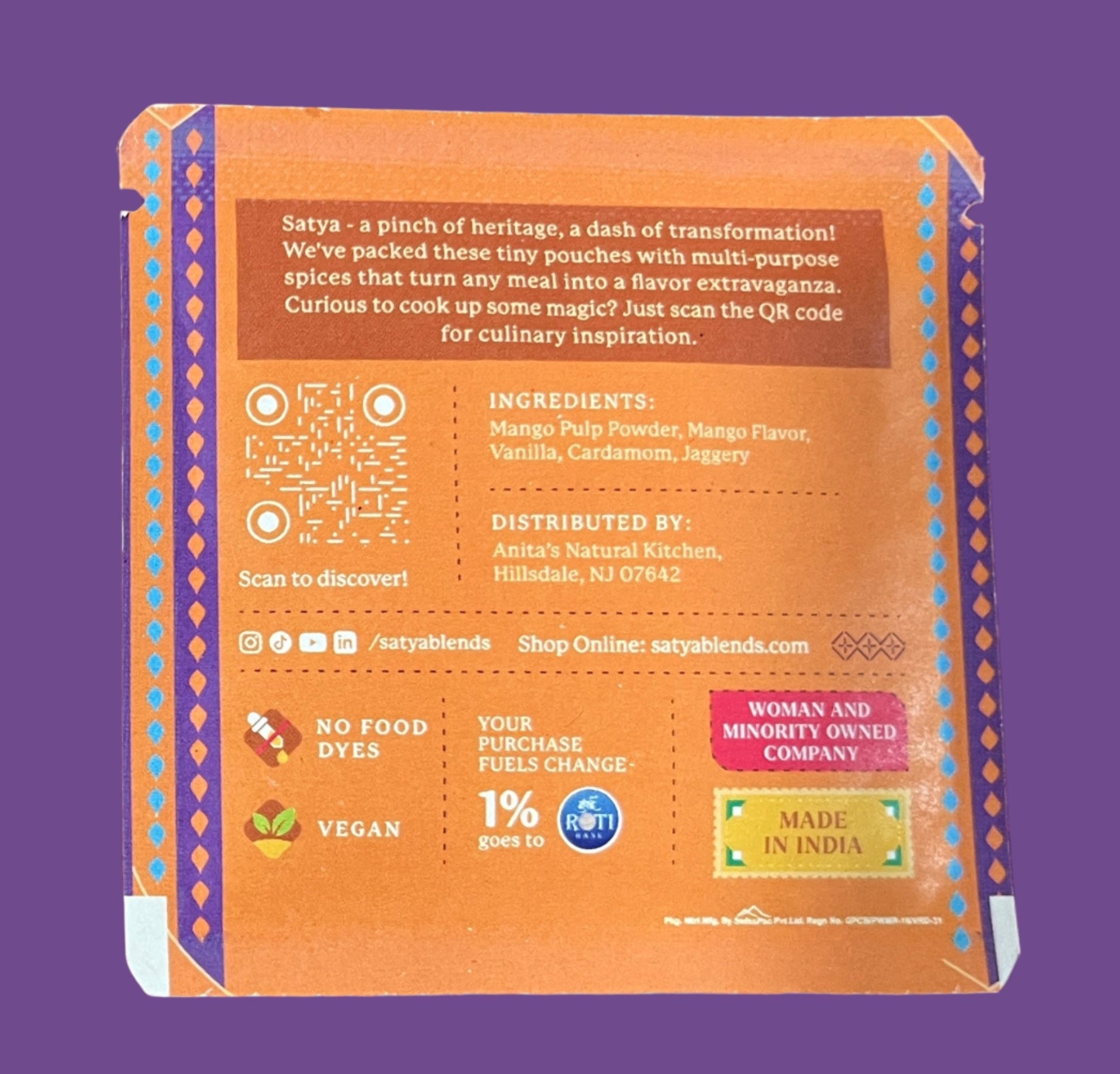 Satya - Mango Sutra - Indian Spice Blend