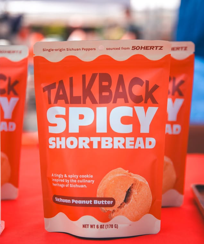 Talkback Sichuan Peanut Butter Shortbread 6.5 OZ