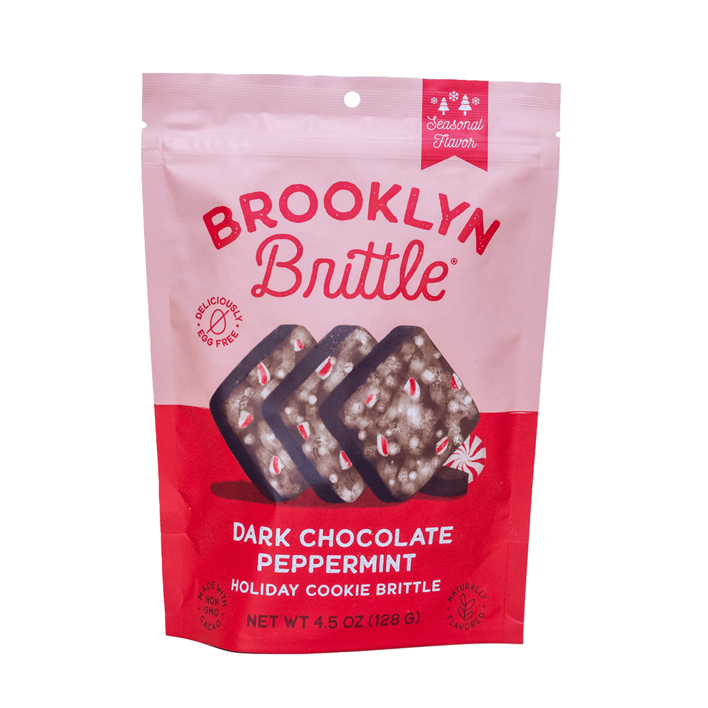 Brooklyn Brittle Dark Chocolate Peppermint Italian Cookie Brittle