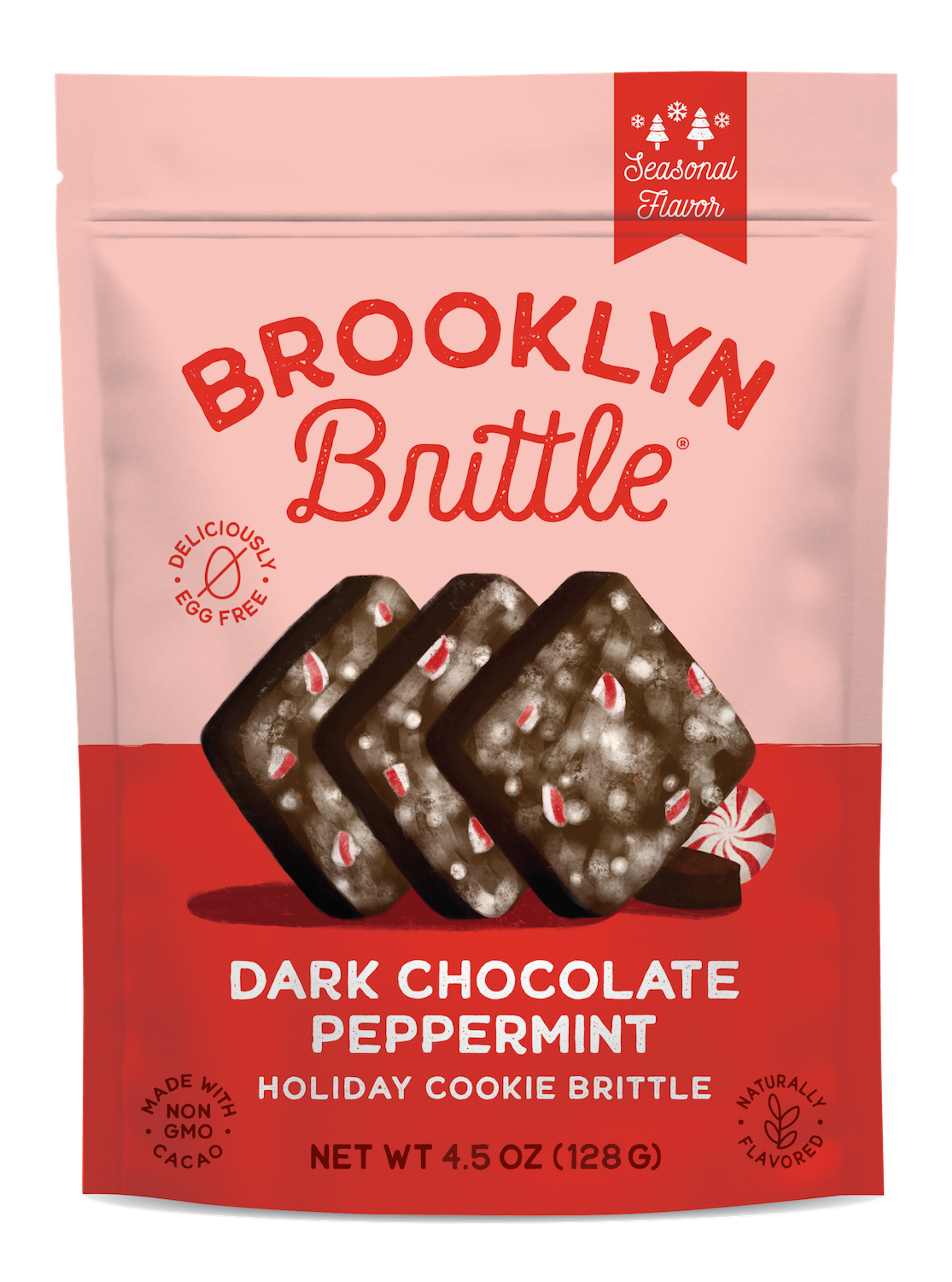 Brooklyn Brittle Dark Chocolate Peppermint Italian Cookie Brittle
