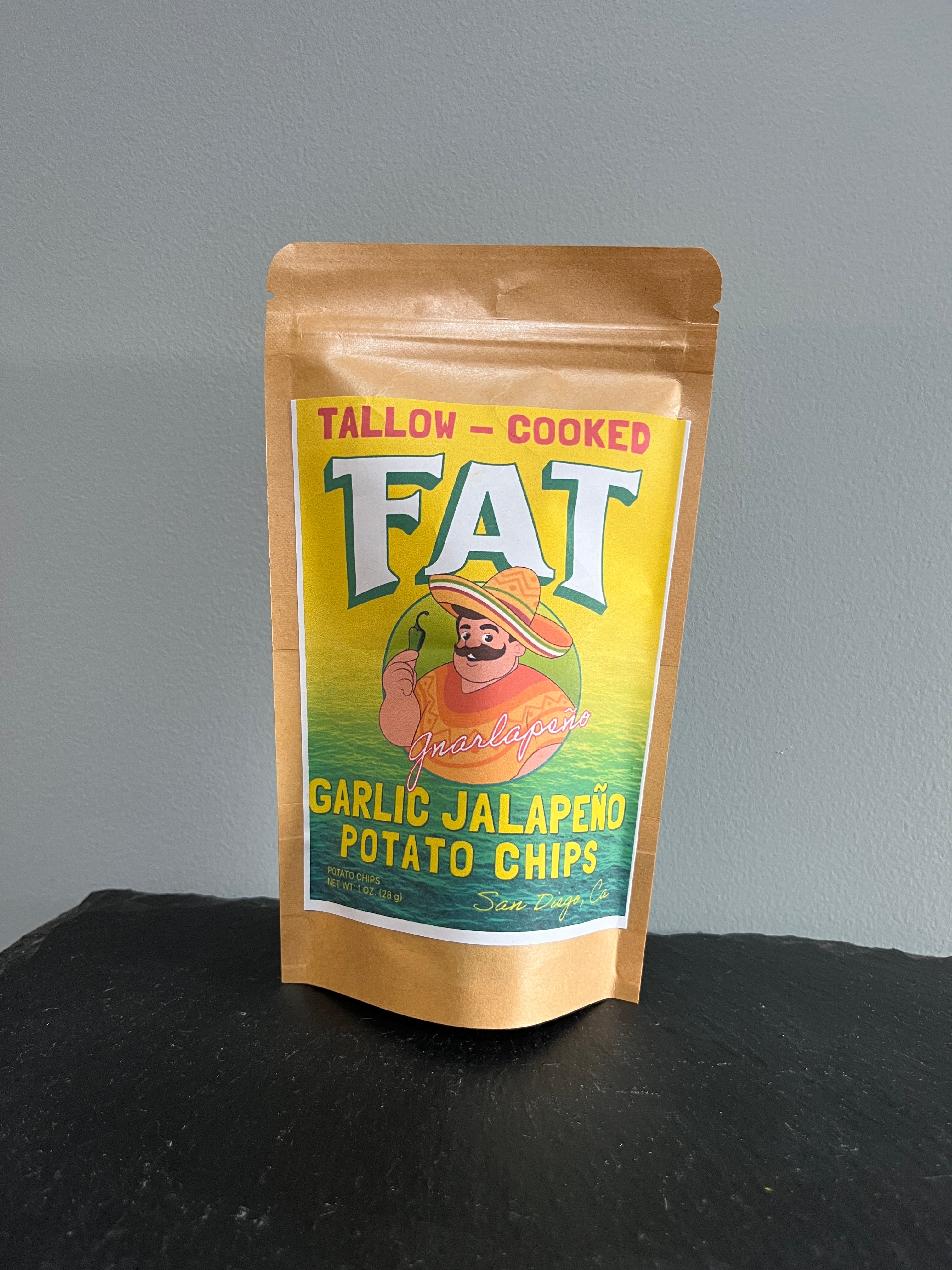 FAT ChipsGnarlapeño Tallow Cooked 1oz