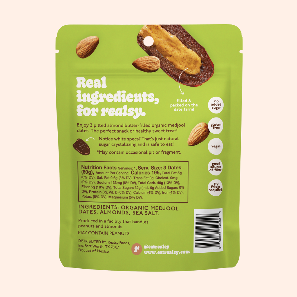 Realsy Almond Butter Filled Medjool Date 2.1 oz
