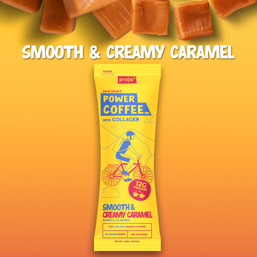 projo* - Instant Power Coffee with Collagen - Smooth & Creamy Caramel