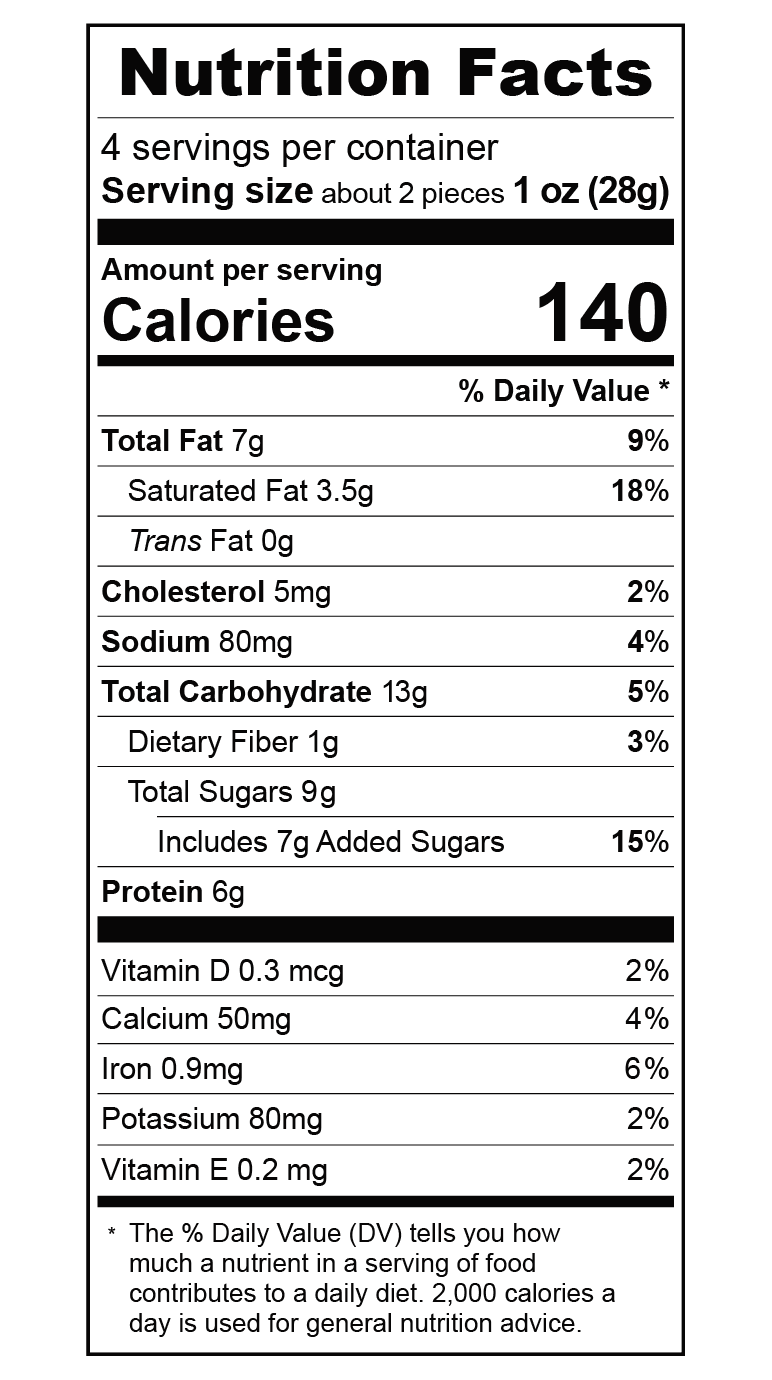DEFI Milk Chocolate Peanut Butter Crunch Crispy Superfood Bite