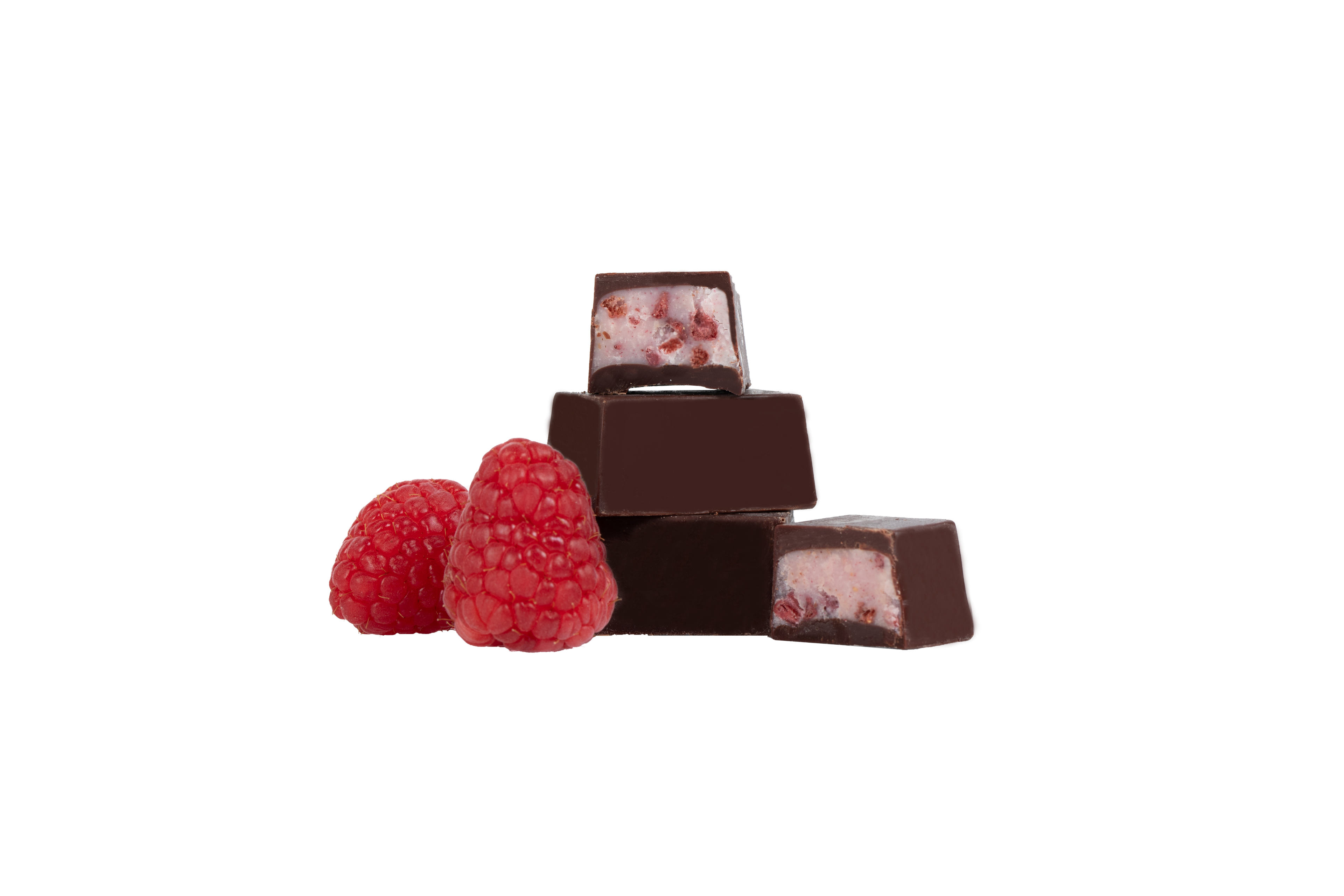 Nebula Snacks Red Razz Filled Dark Chocolate Bites