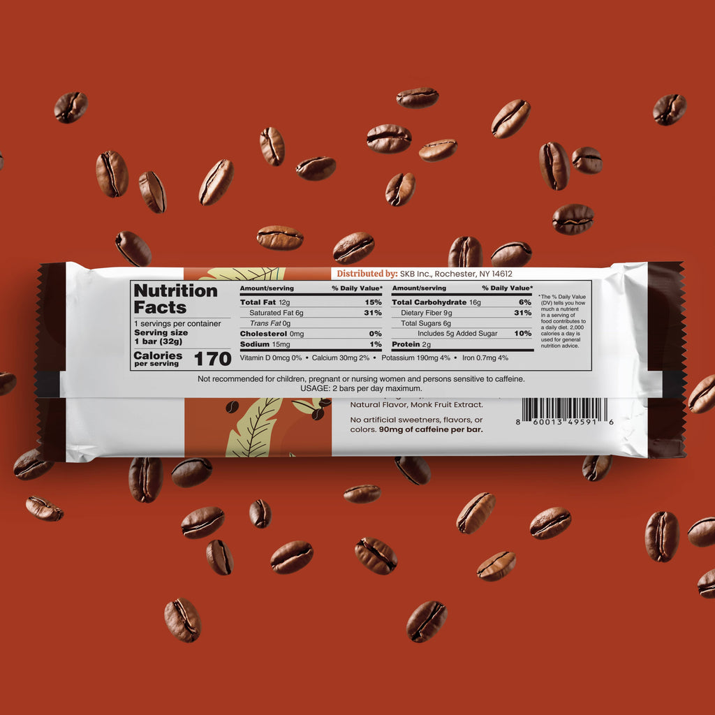 Moka Coffee Bean Bar - Dark Roast 1.1 oz