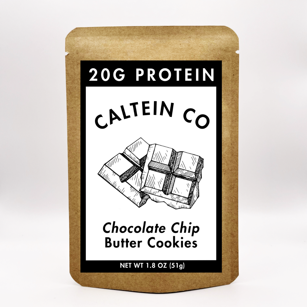 Caltein Chocolate Chip Protein Cookies | High Protein | Clean Label Snack