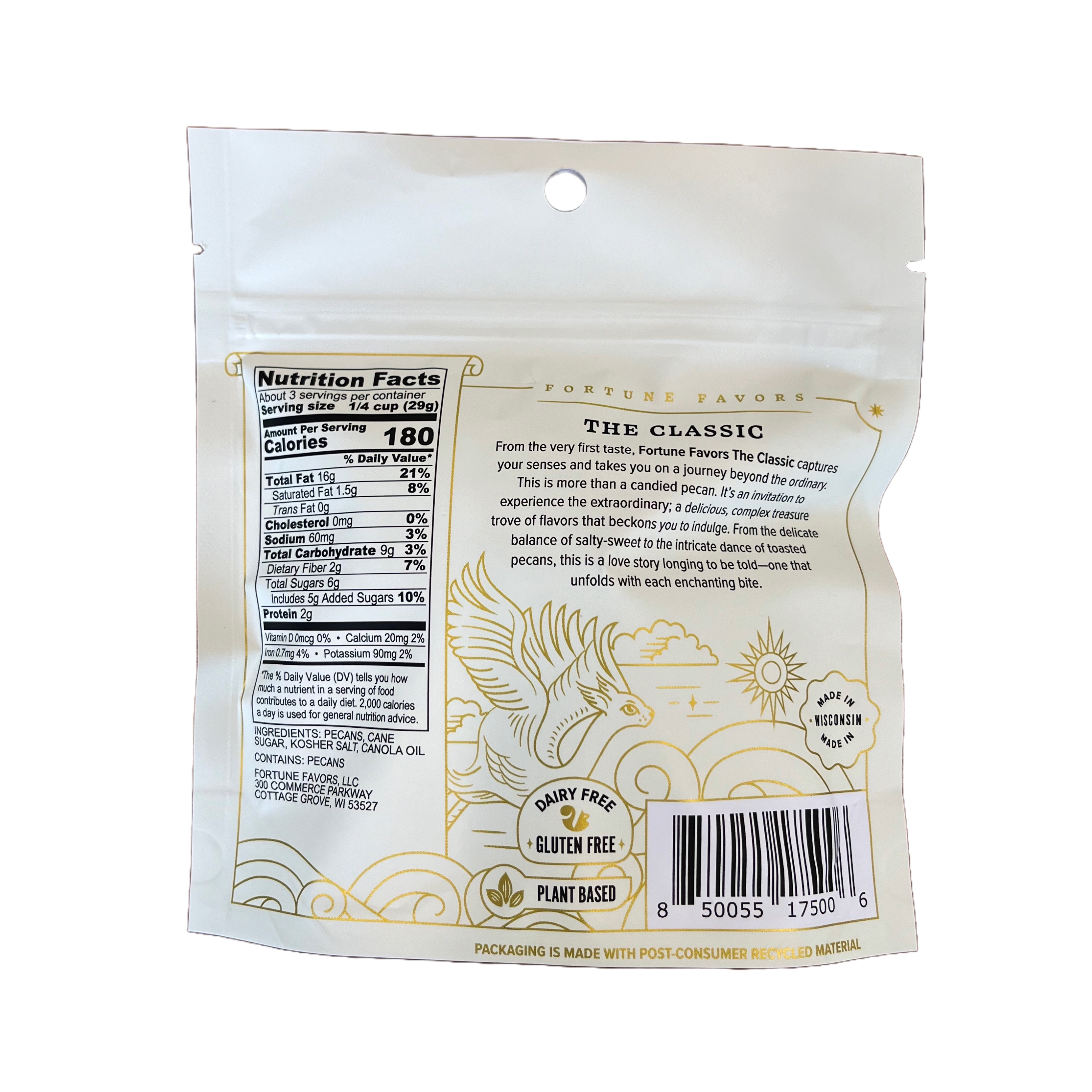 Fortune Favors The Classic Candied Pecans 3.25oz