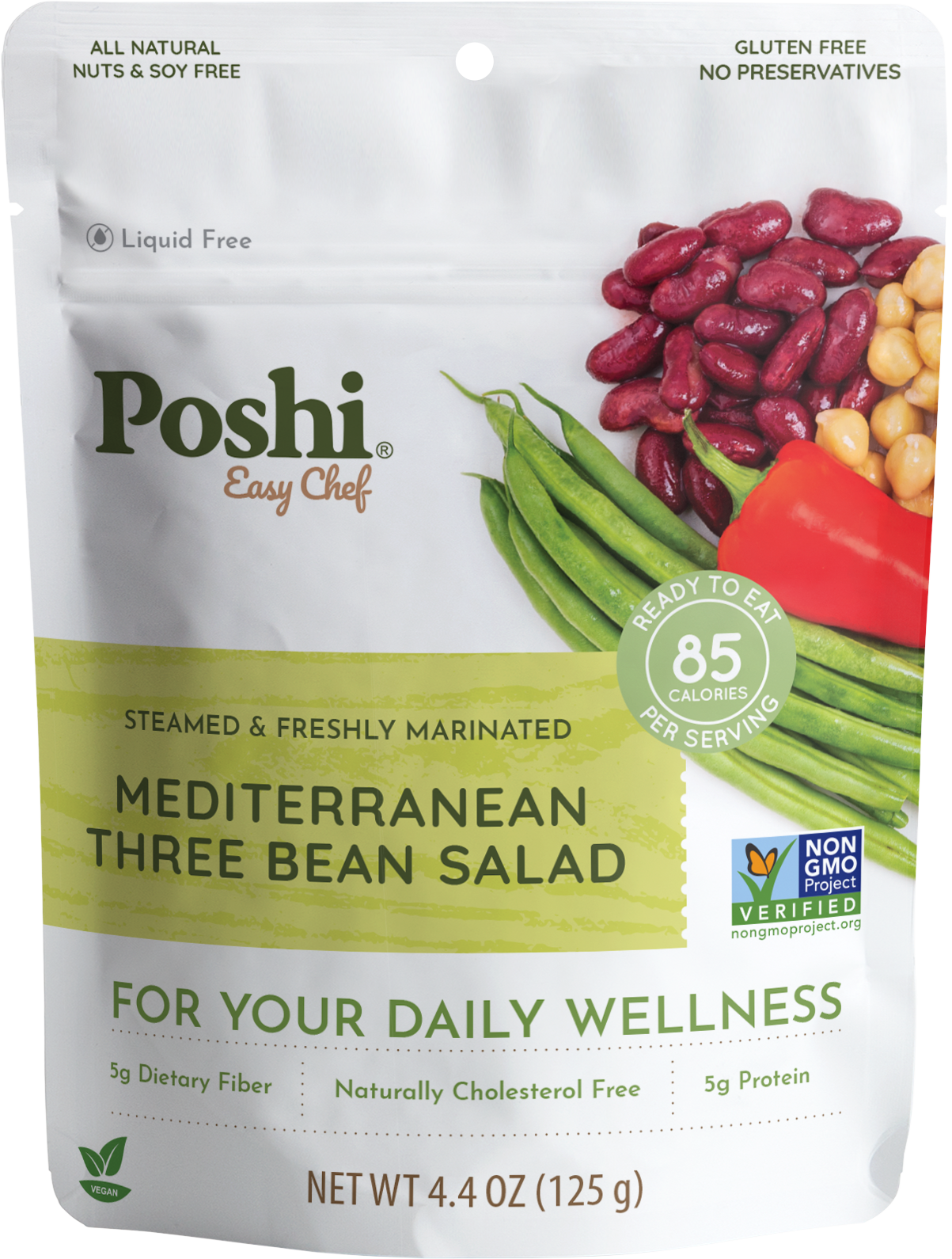 Poshi - Mediterranean Three Bean Salad