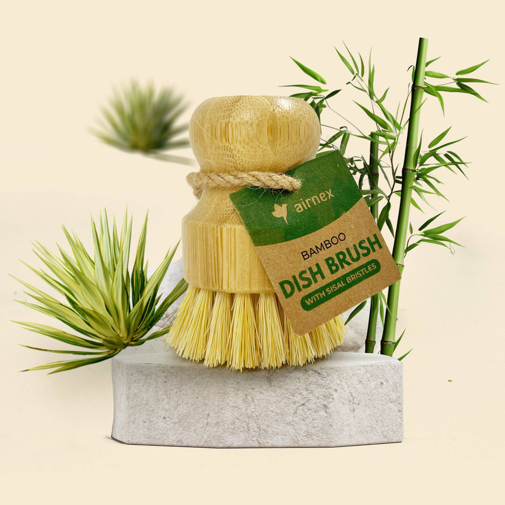 Natural Cleaning Bamboo Dish Brush