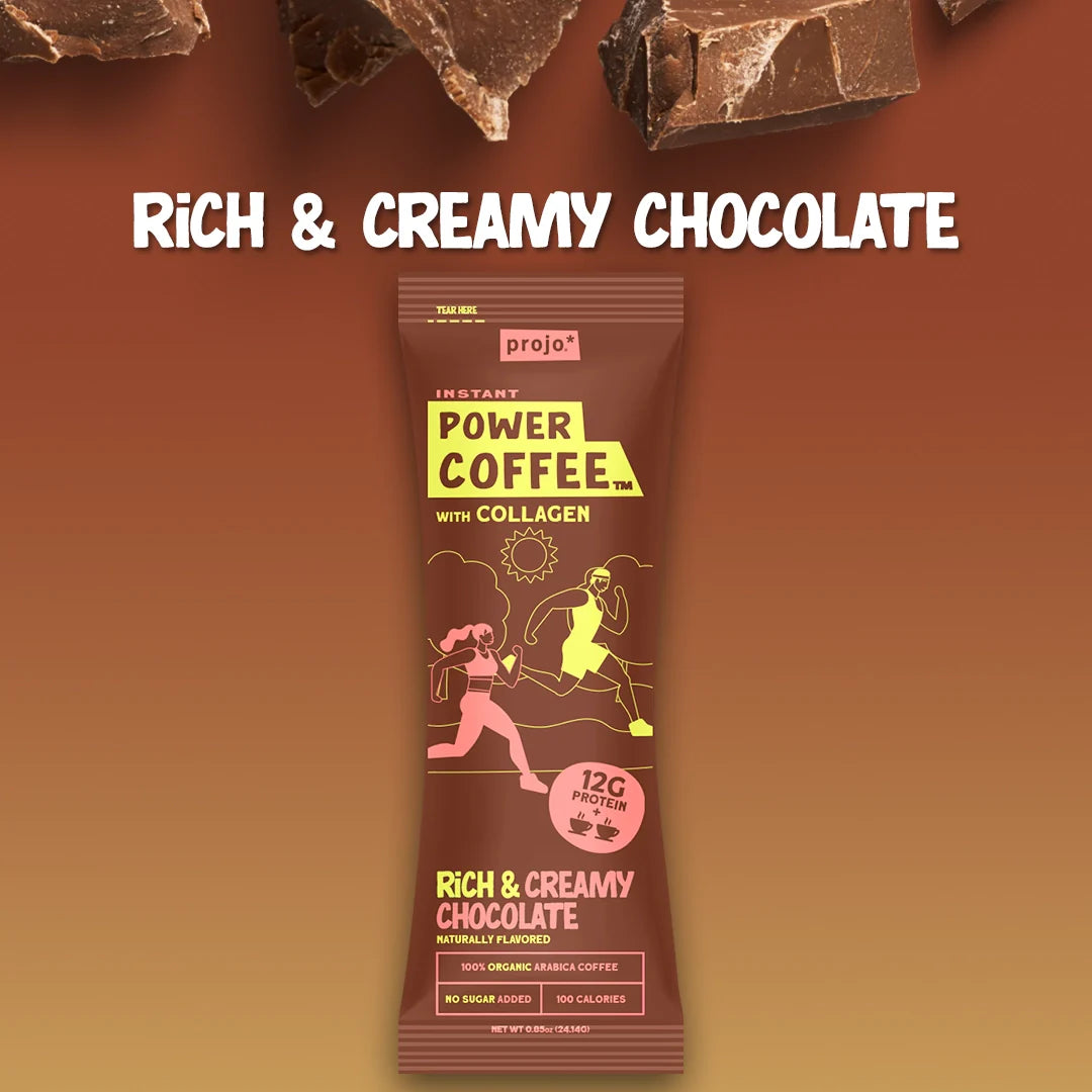 projo* - Instant Power Coffee with Collagen - Rich & Creamy Chocolate
