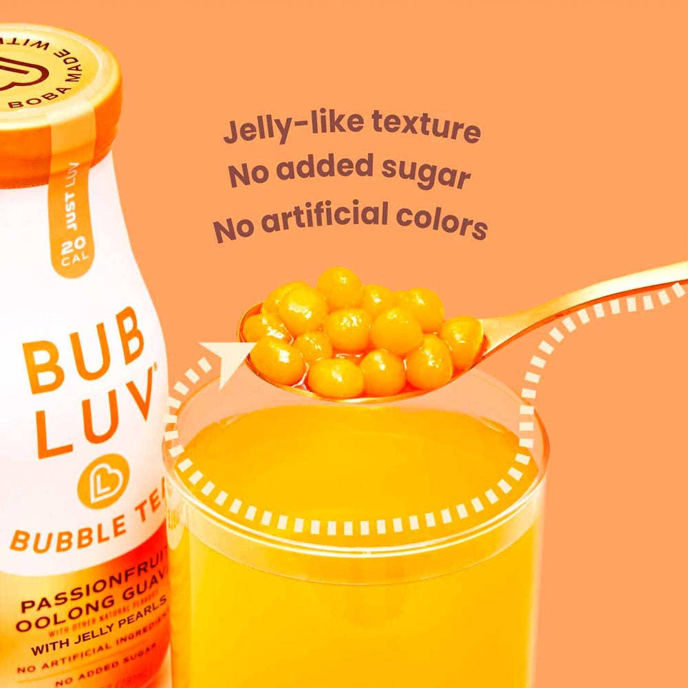 Bubluv -  Bubble Tea - Passionfruit Oolong Guava