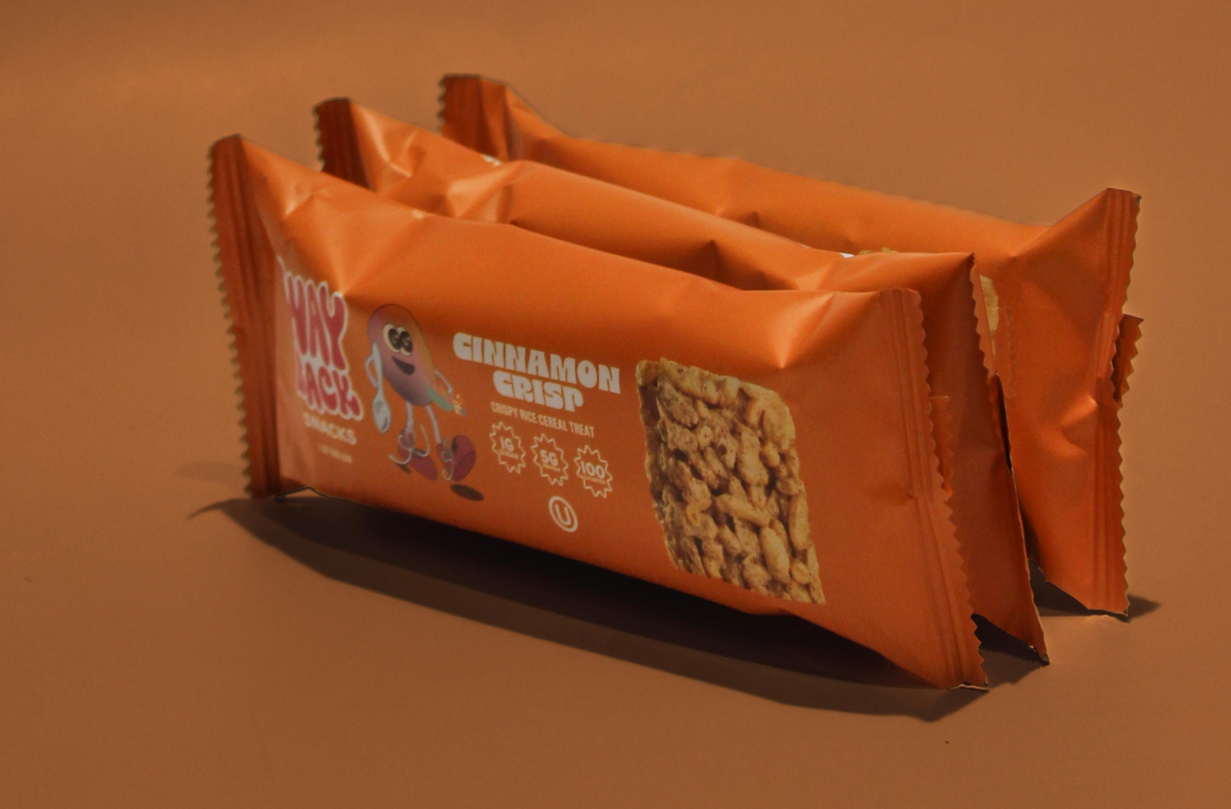 Wayback Snacks - Cinnamon Crisp Crispy Rice Cereal Treat