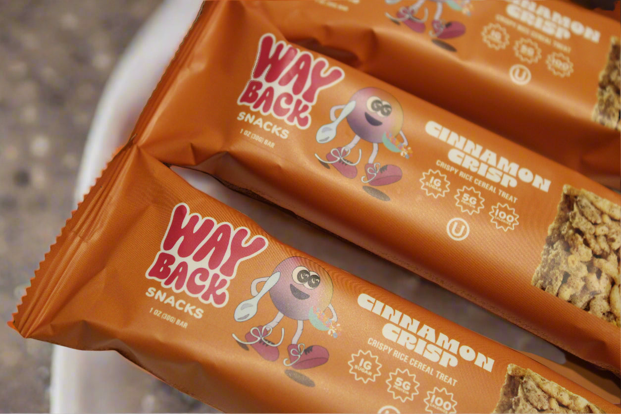 Wayback Snacks - Cinnamon Crisp Crispy Rice Cereal Treat