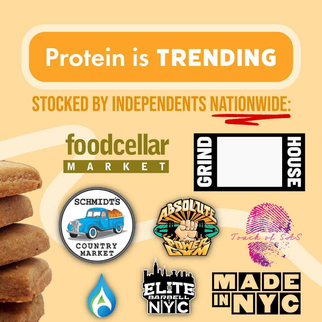 Salted Peanut Cookies | High Protein | Clean Label Snack