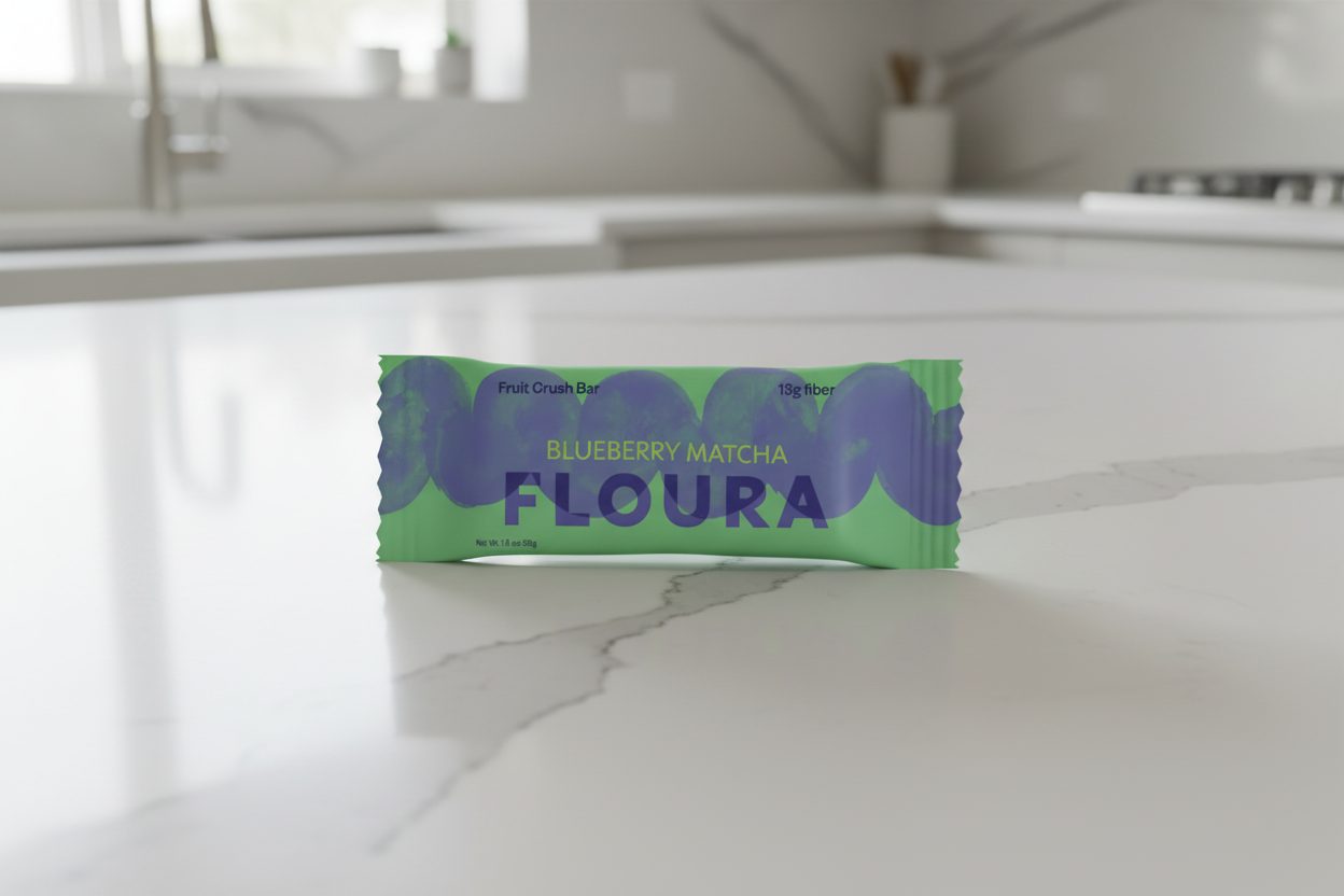 Floura - Blueberry Matcha Fiber Snack Bar 1.8oz