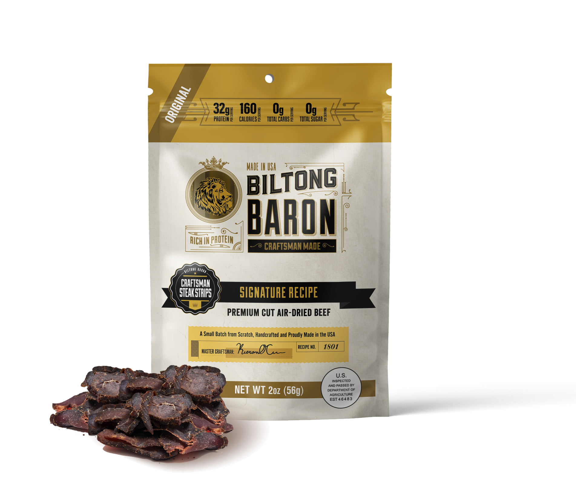 Biltong Baron Signature Recipe 2oz Bag