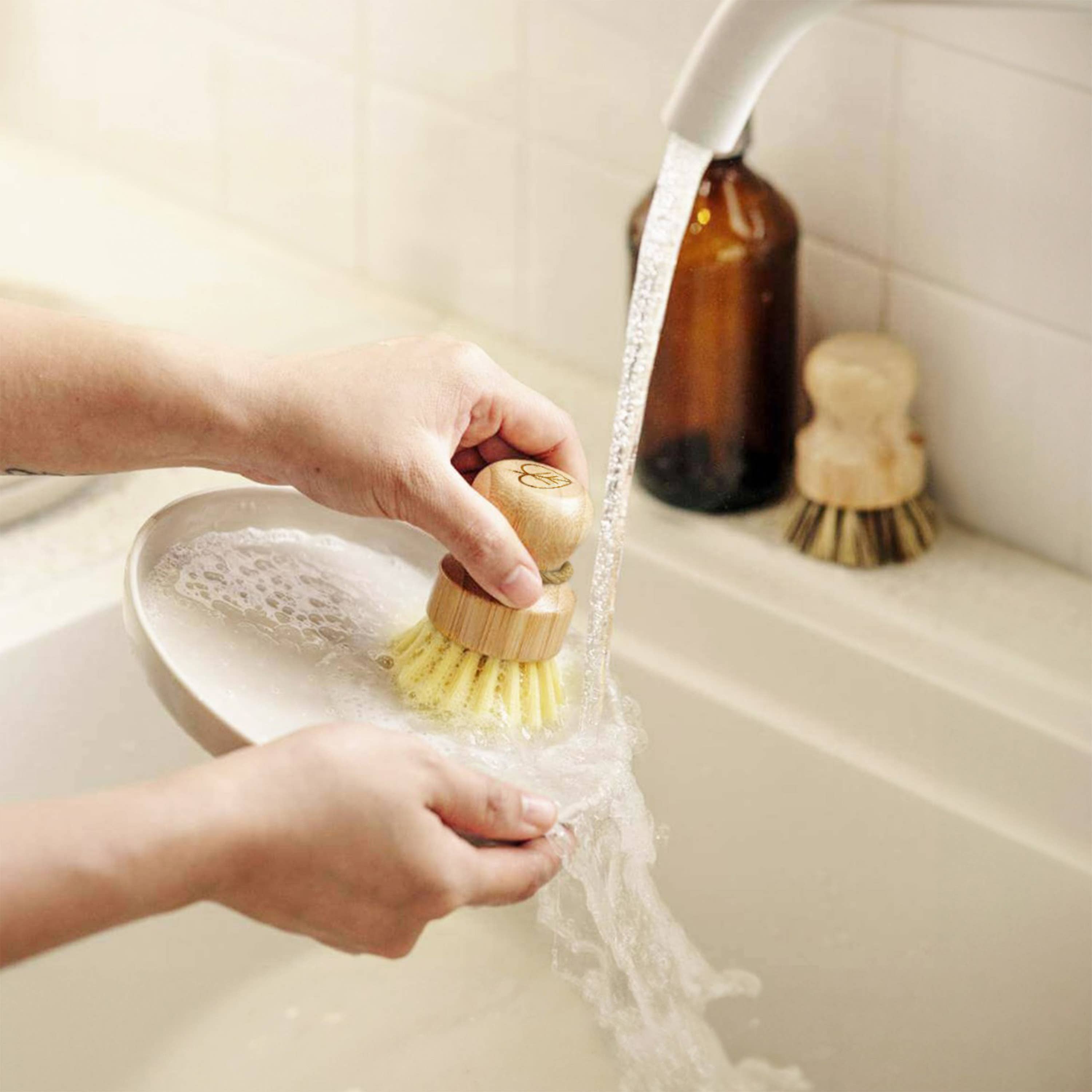 Natural Cleaning Bamboo Dish Brush