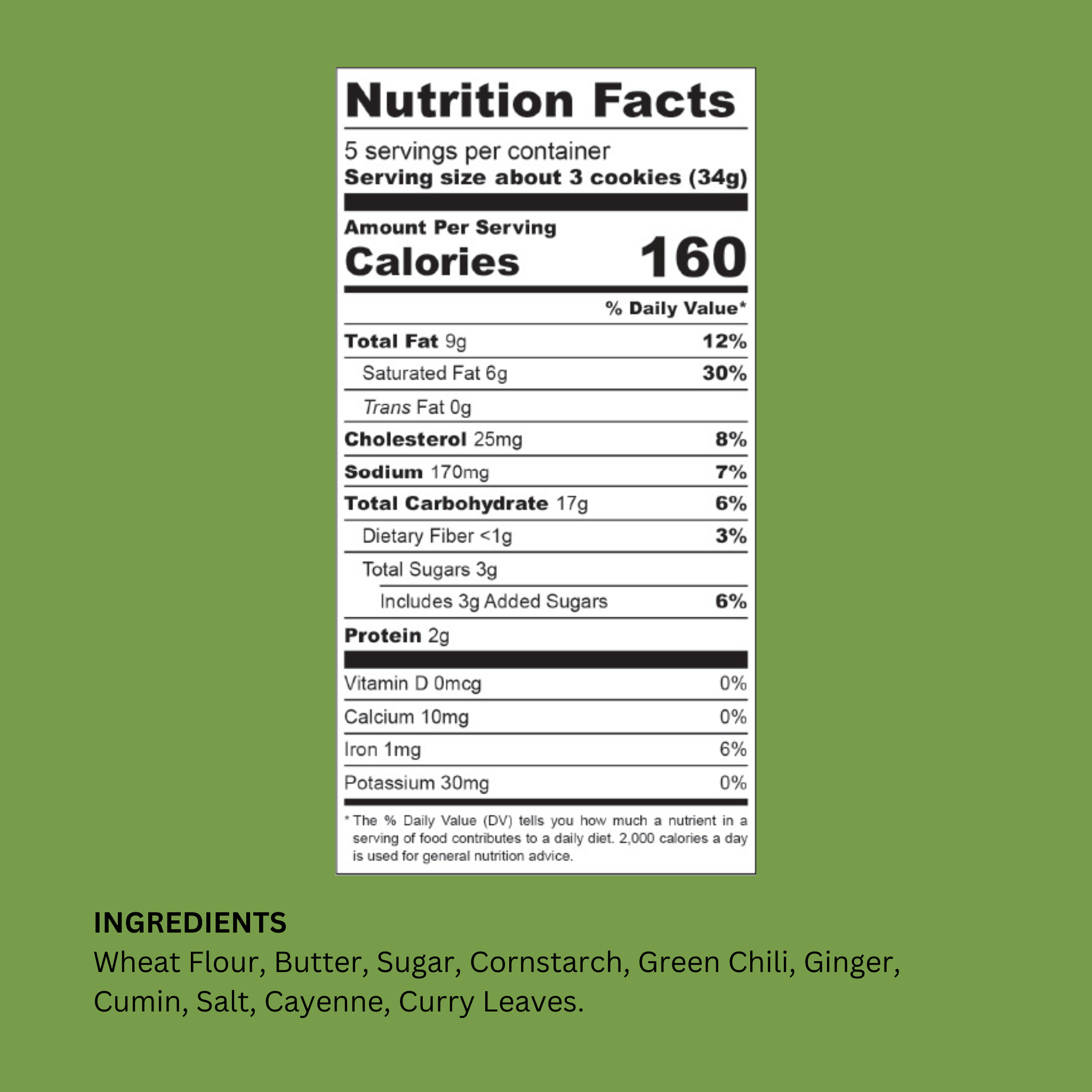 Talkback - Cumin & Green Chili Shortbread