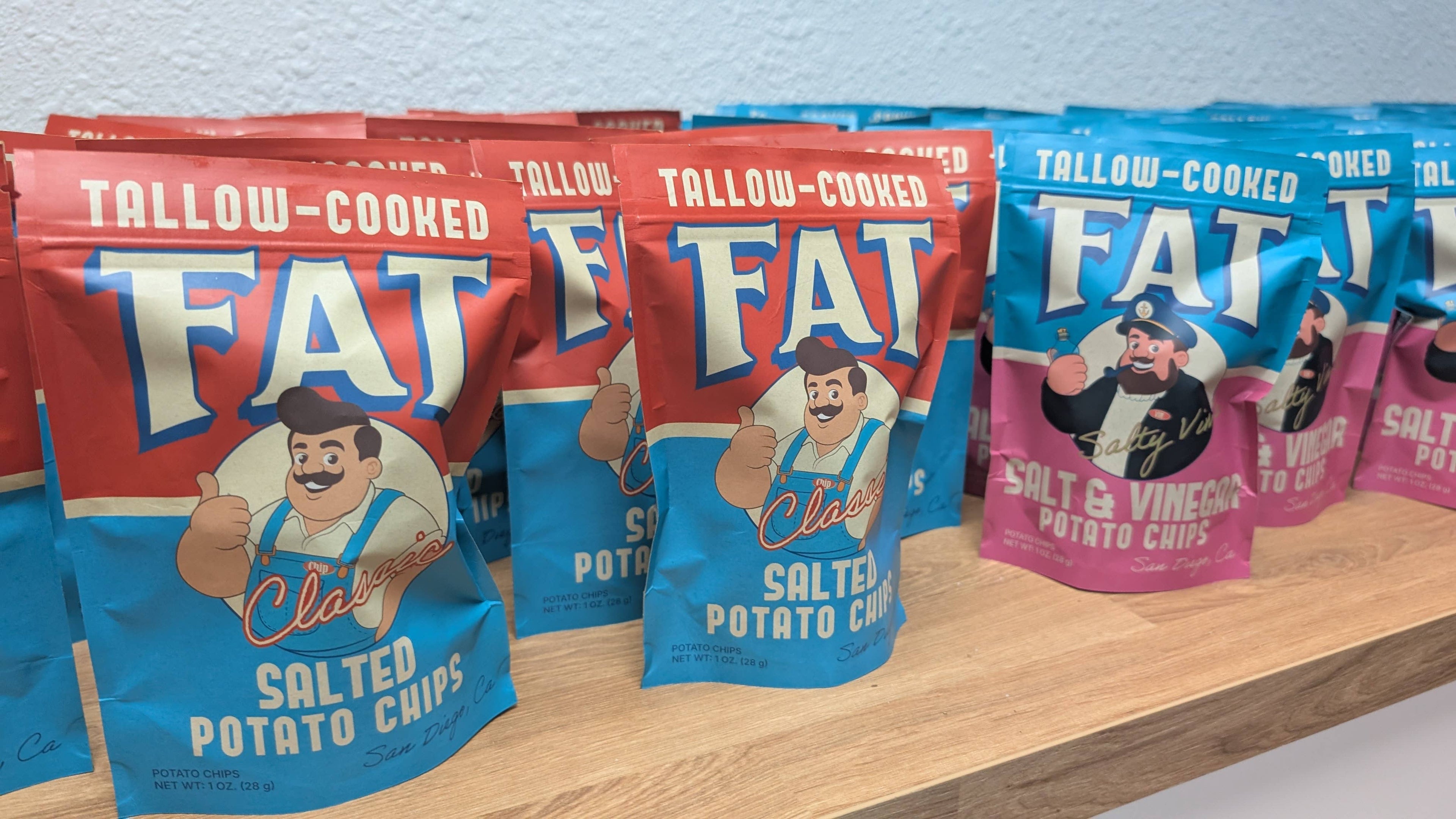 FAT Chips Classic Tallow Cooked 1oz