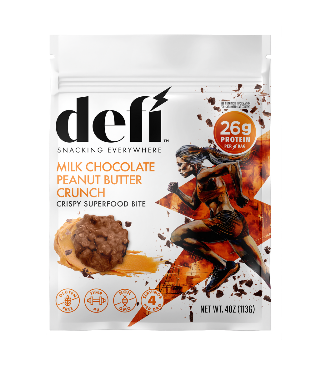 DEFI Milk Chocolate Peanut Butter Crunch Crispy Superfood Bite