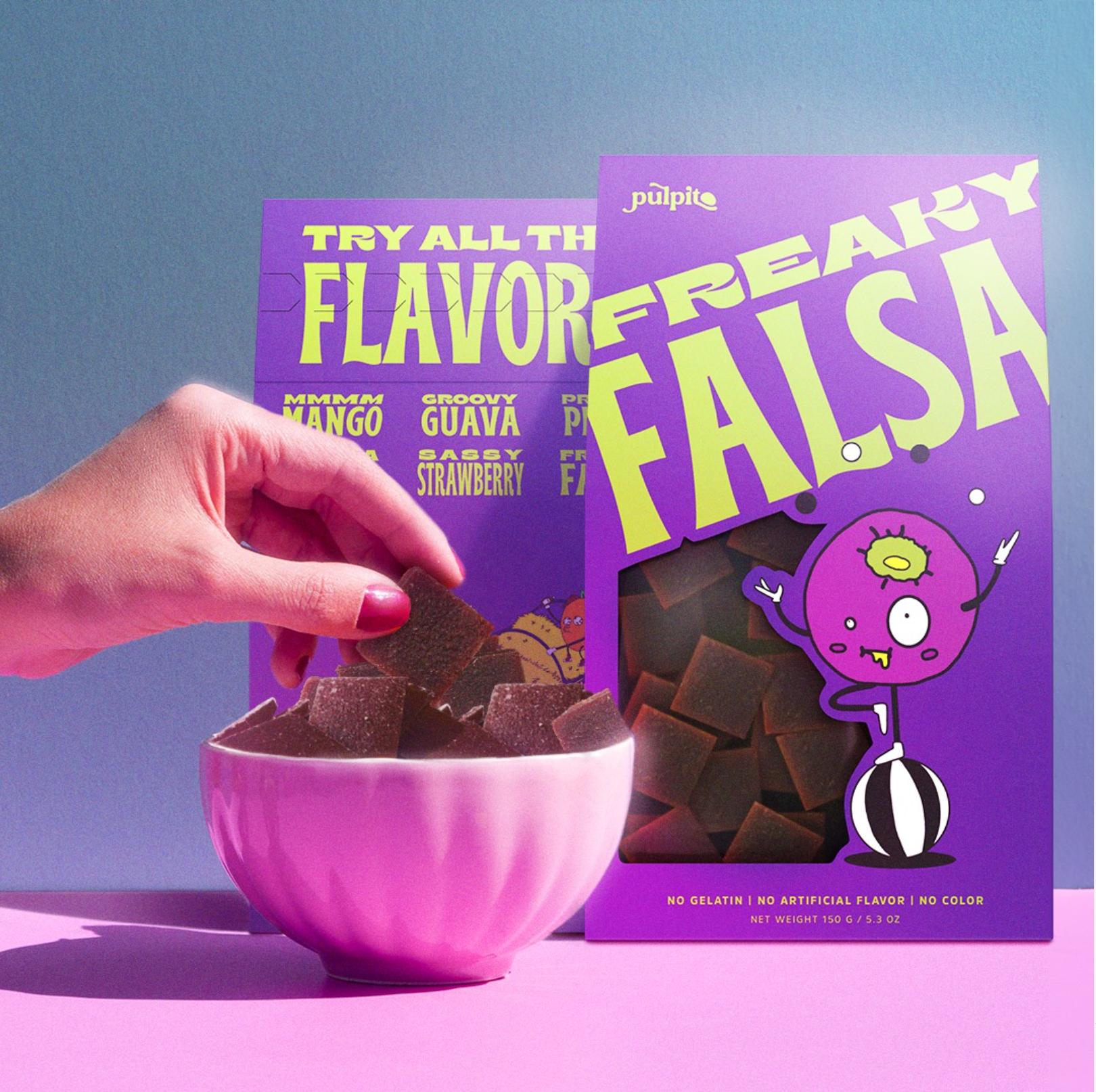Pulpito Dried Fruit Bites Natural Fruit Snacks -Freaky Falsa (South-Asian Blueberry)