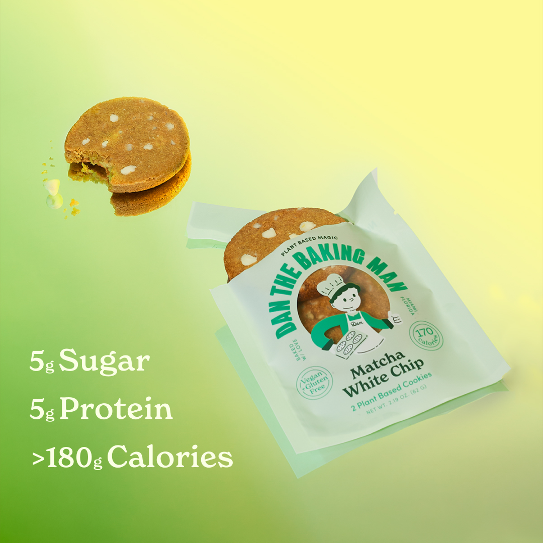 Dan The Baking Man - Matcha White Chip Cookie 2.19oz