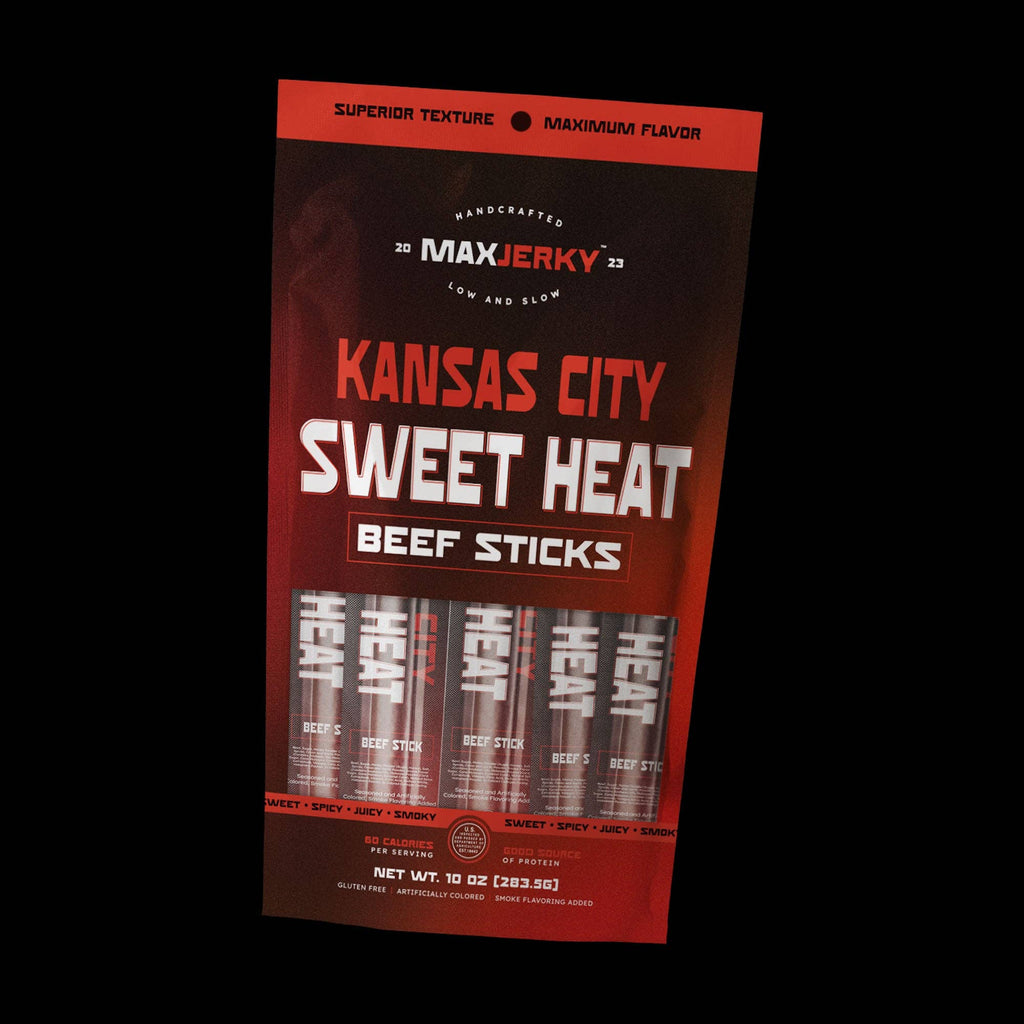 Max Jerky Kansas City Sweet Heat Beef Stick 1oz