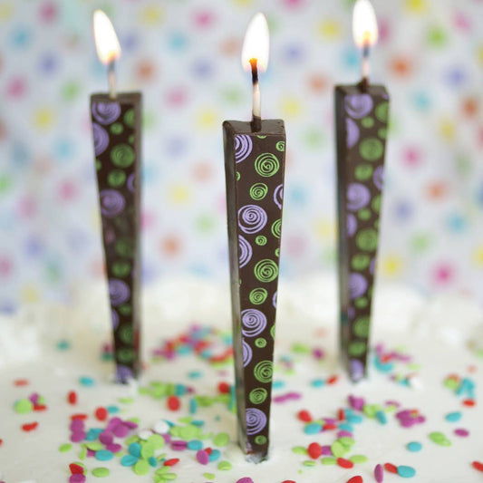 Let Them Eat Candles - Single Dark Chocolate Spirals