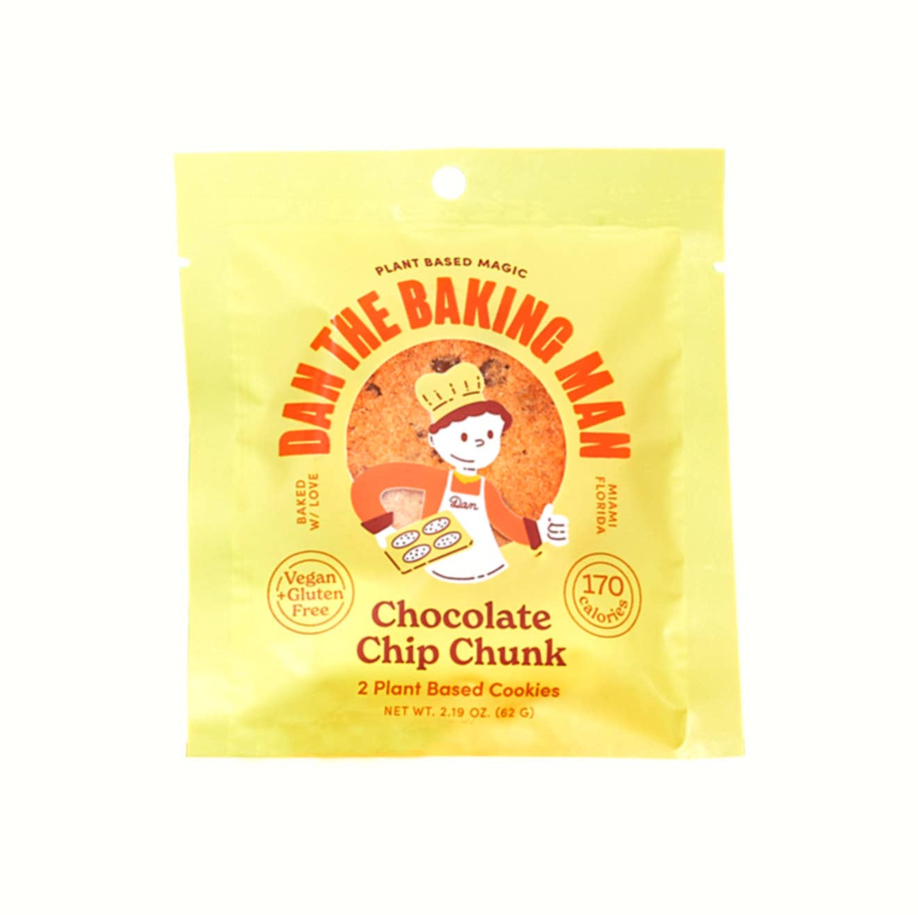 Dan the Baking Man - Chocolate Chip Chunk Cookie 2.19oz