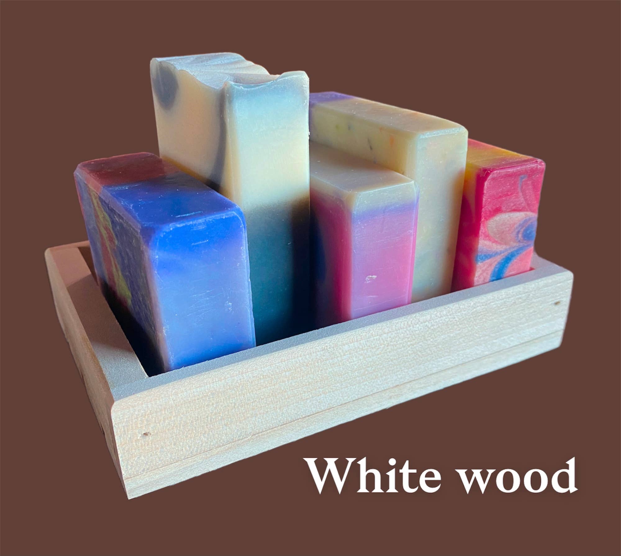 Natural White Wood Gift Tray 3.5"x5"x.75"