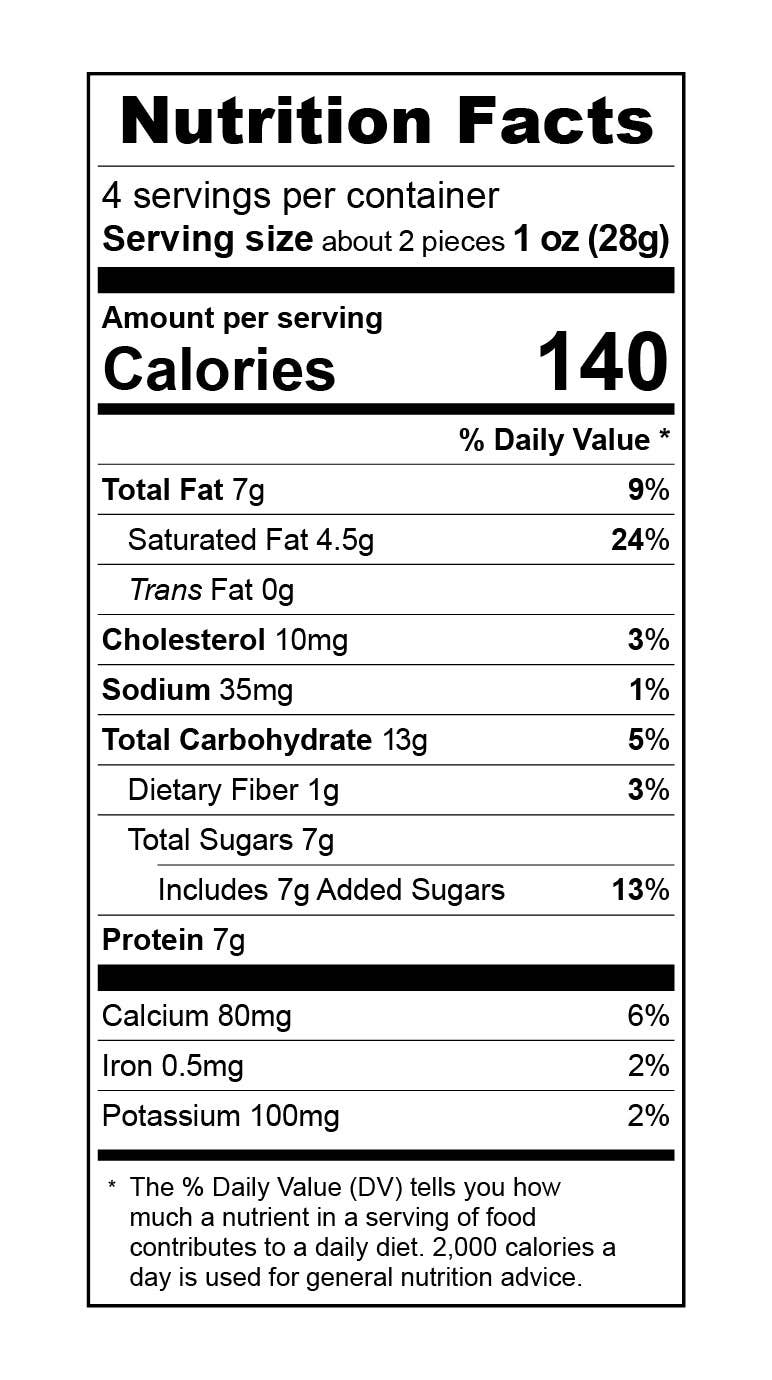 DEFI Milk Chocolate Crispy Superfood Bite 4oz