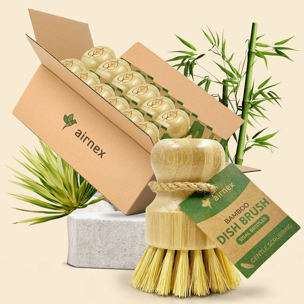 Natural Cleaning Bamboo Dish Brush