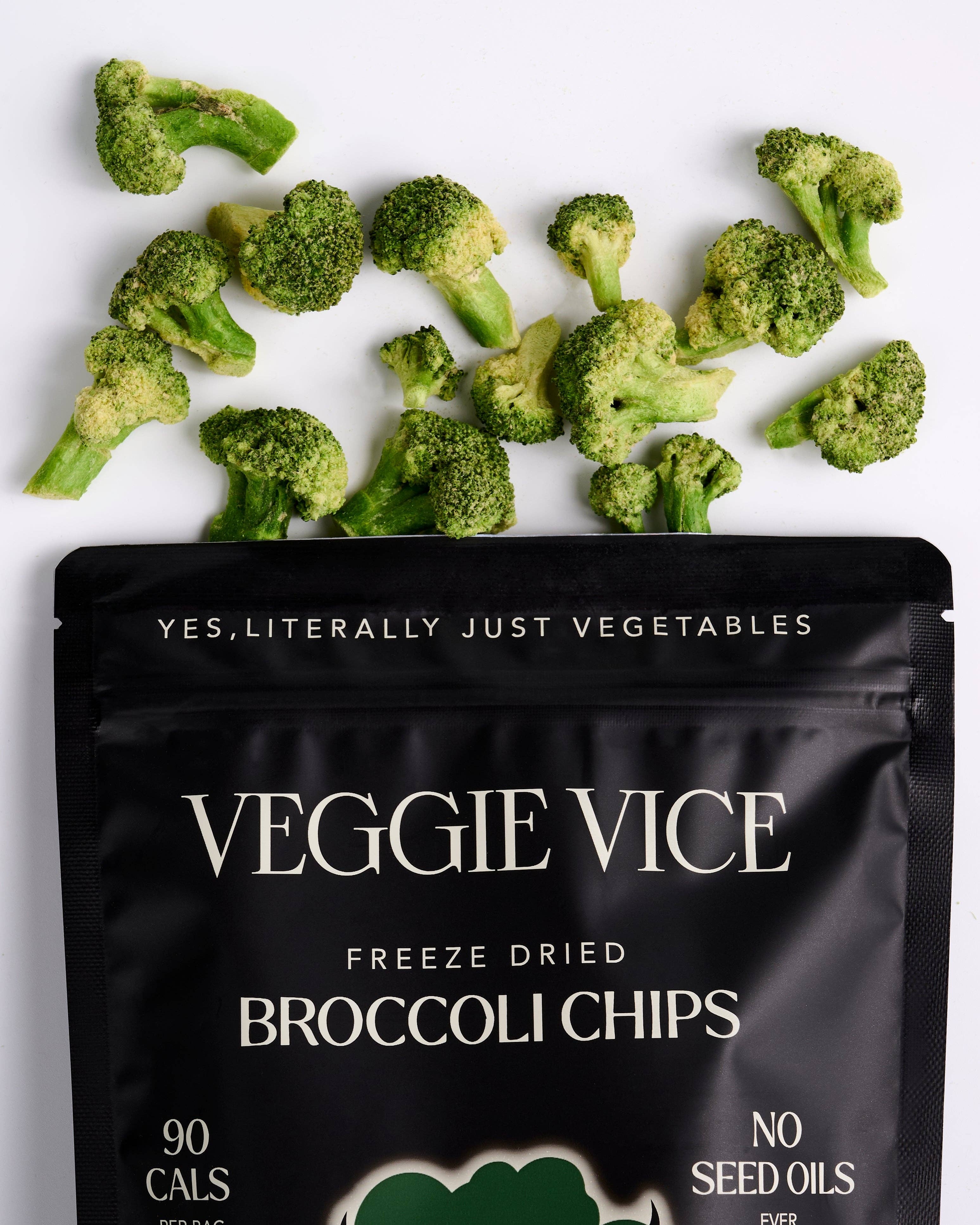 Veggie Vice - Broccoli Chips - Sour Cream & Onion - 1oz