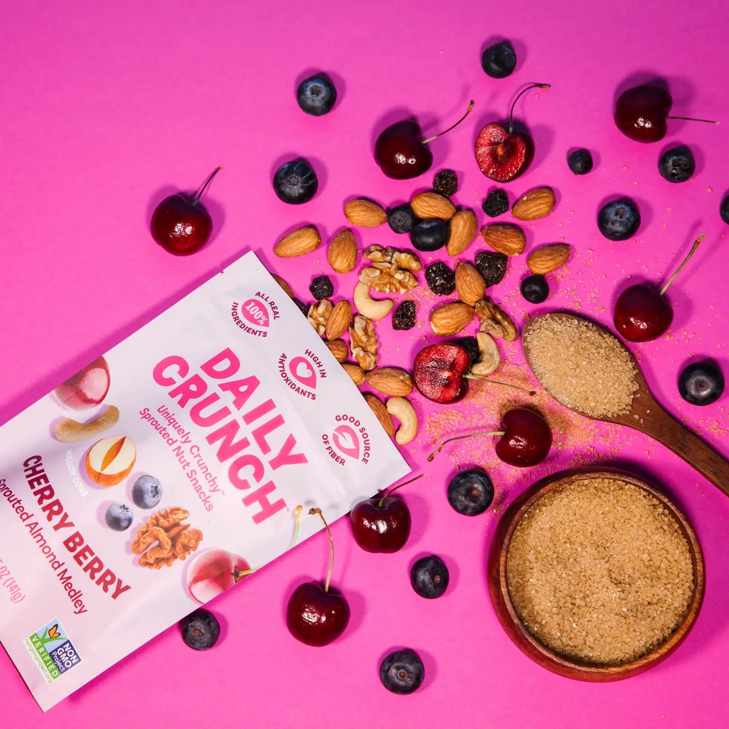 Daily Crunch -  Cherry Berry Sprouted Nut Medley