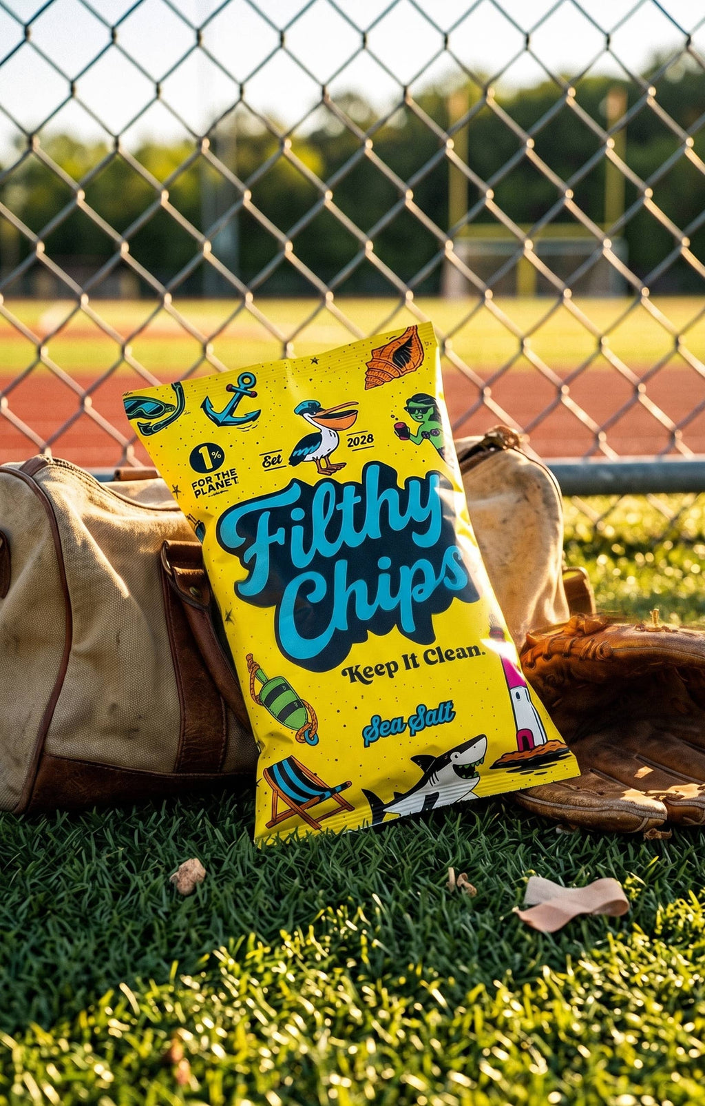 Filthy Chips Kettle Potato Chips made with Avocado Oil, Sea Salt 2oz