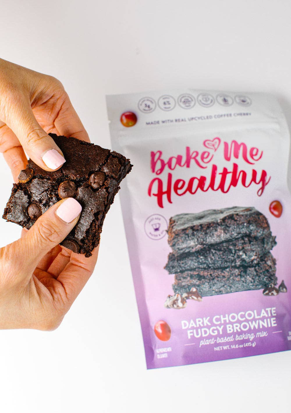 Bake Me Healthy - Dark Chocolate Fudgy Brownie Plant-Based Baking Mix