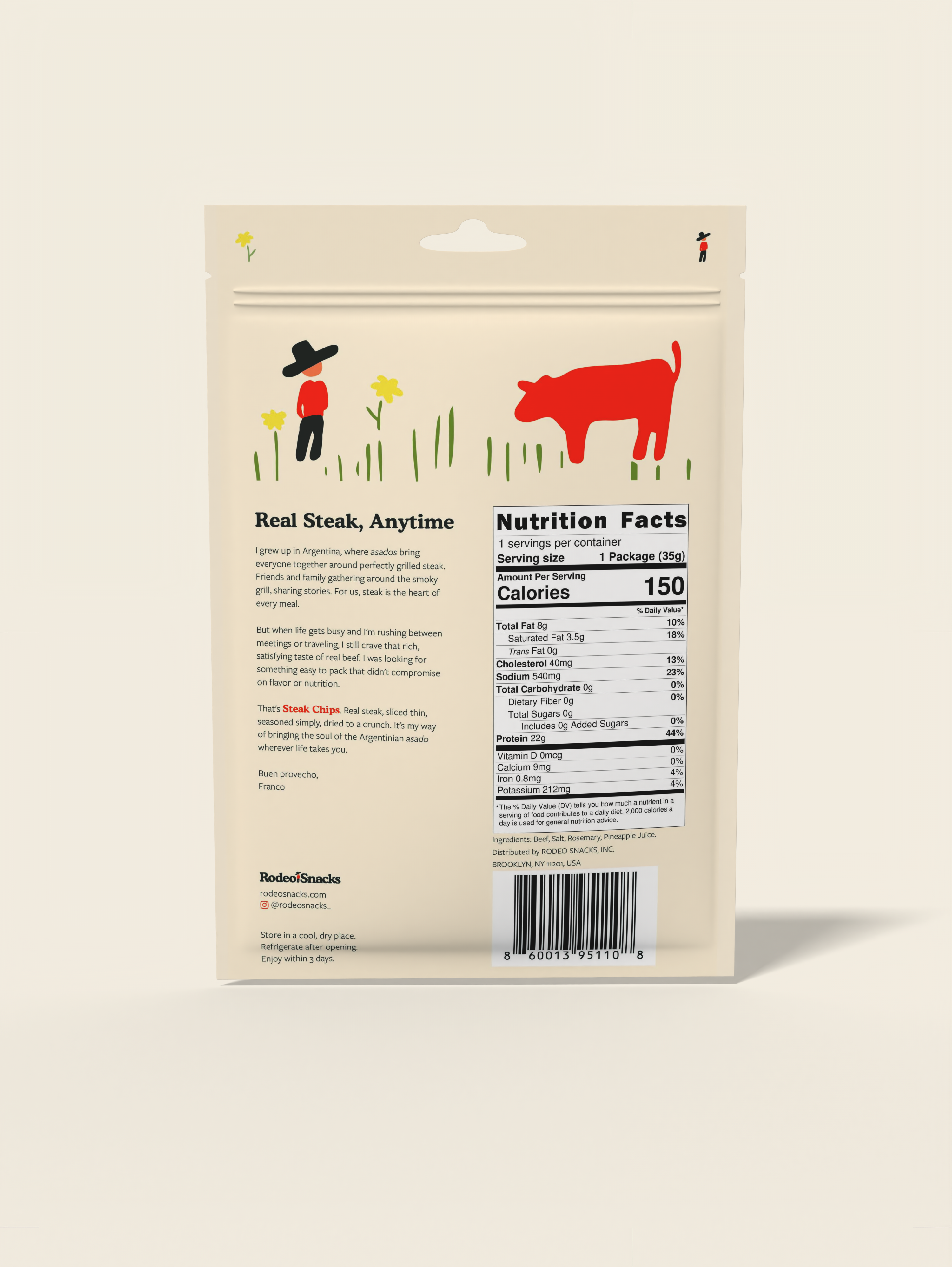 Radio Snacks Steak Chips 1.25 oz