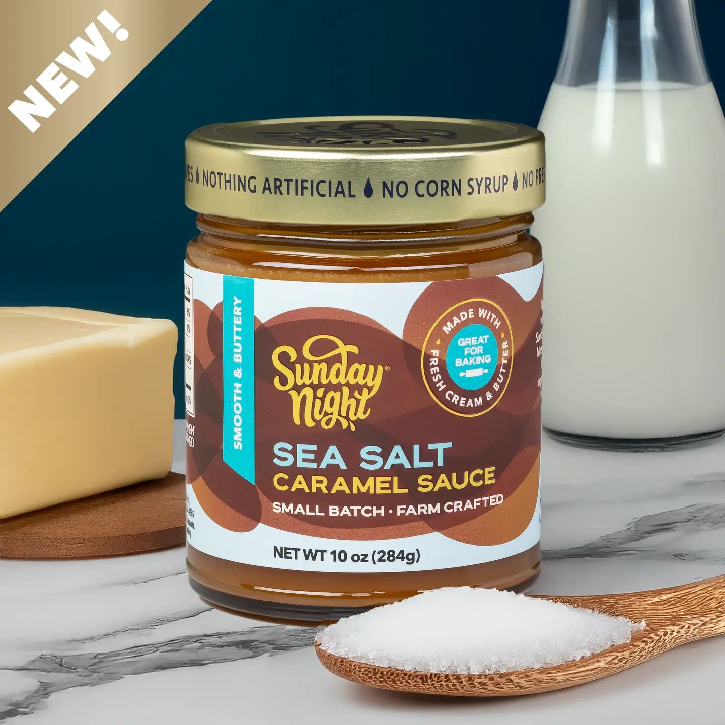 Sunday Night Sea Salt Caramel Sauce