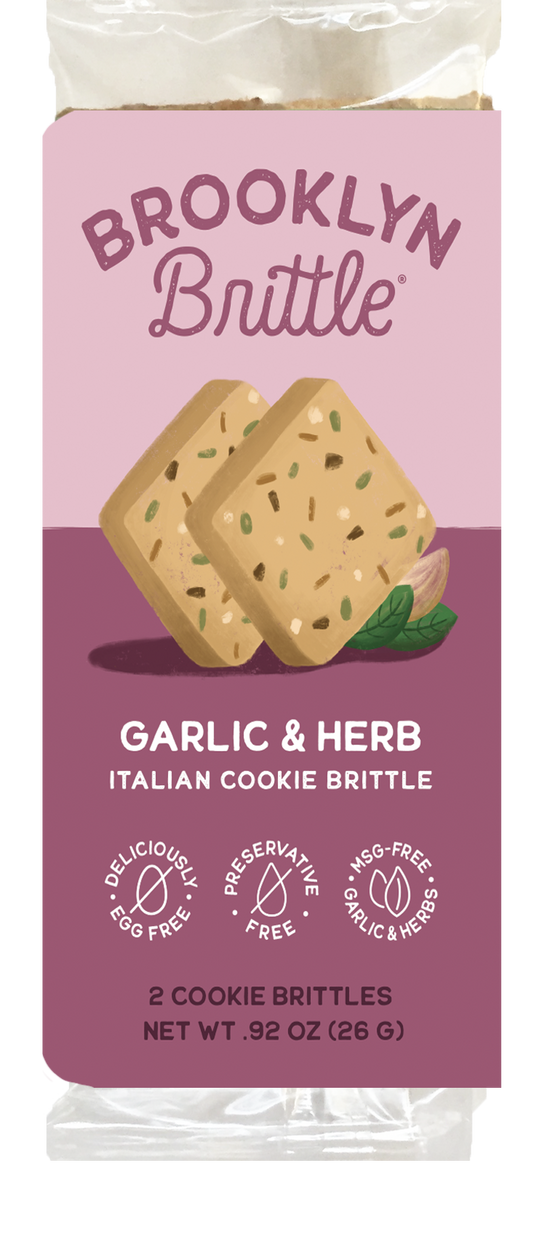 Brooklyn Brittle - Garlic & Herb Snack Pack