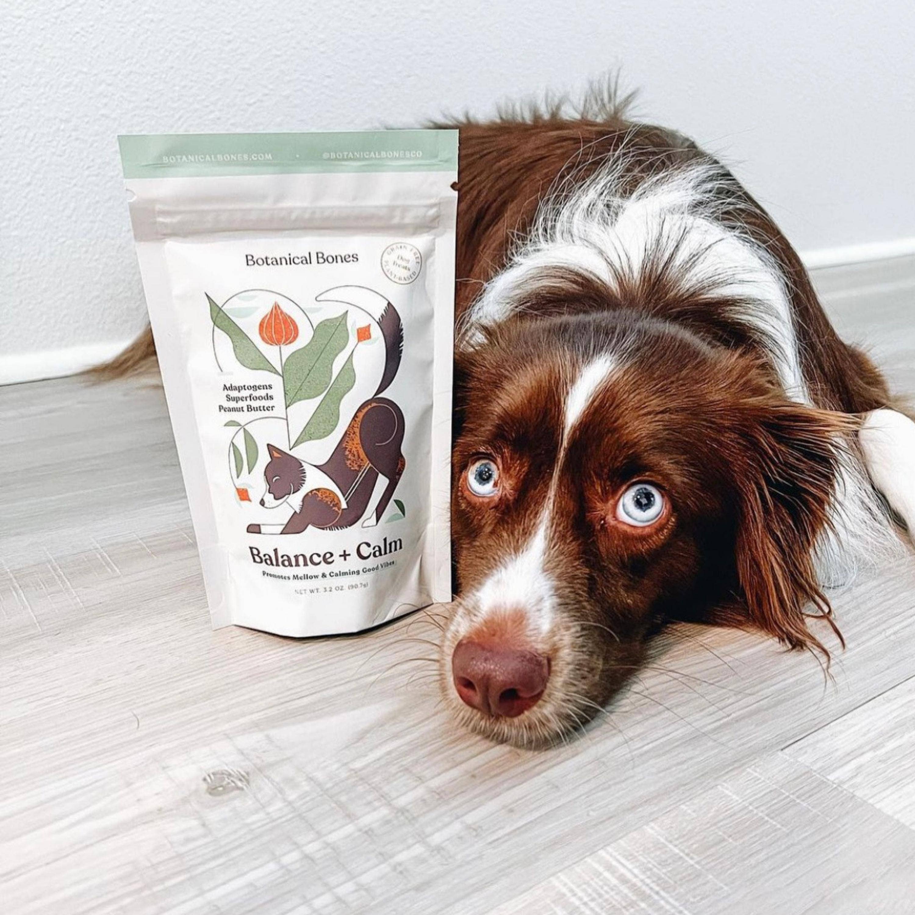 Botanical Bones - Balance + Calm Cookies - All Natural, Organic Dog Treats 5oz