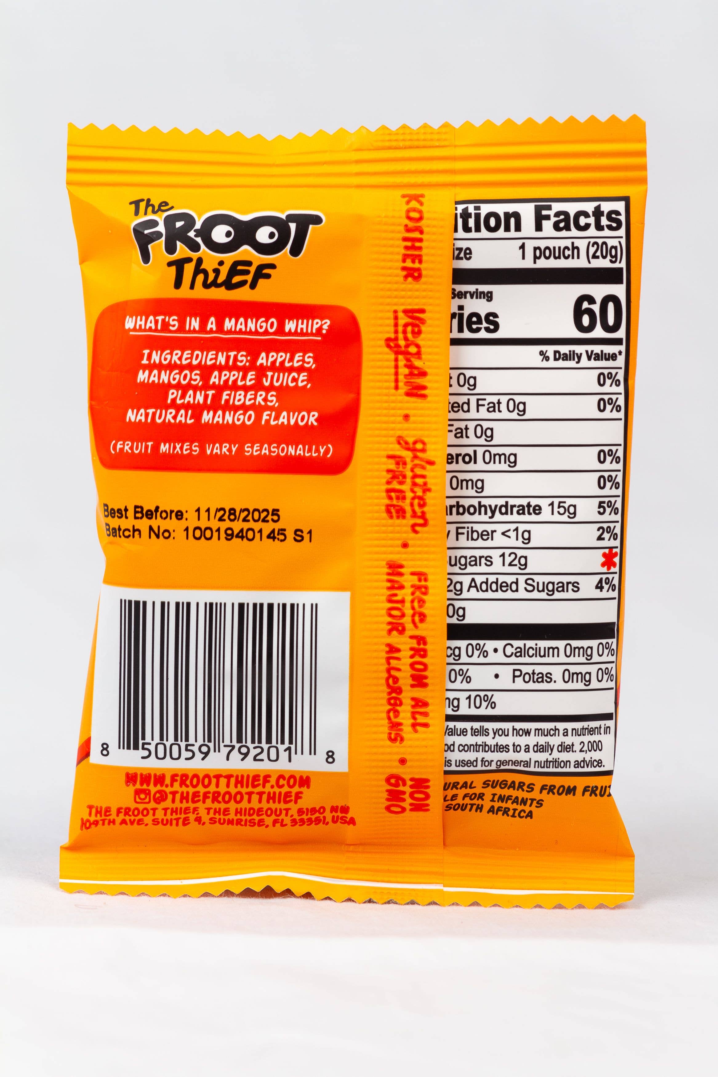Froot Thief - Mango Real Fruit Whips 0.7oz
