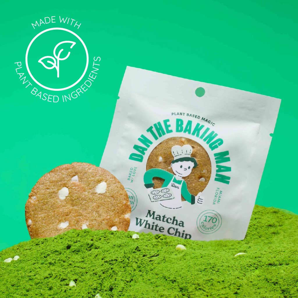 Dan The Baking Man - Matcha White Chip Cookie 2.19oz