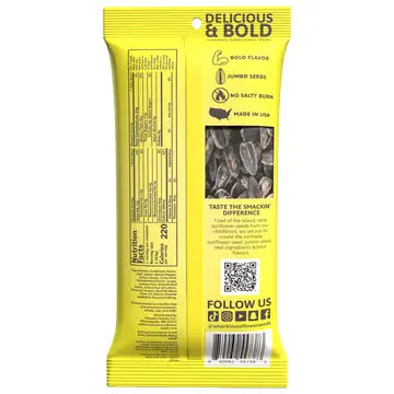 Smackin' Lemon Pepper Sunflower Seeds 1.5oz