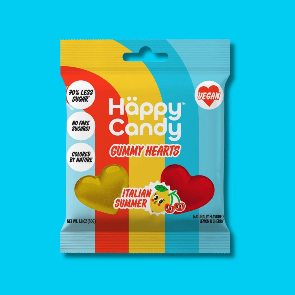 Häppy Candy - Gummy Hearts - Italian Summer 1.8 oz