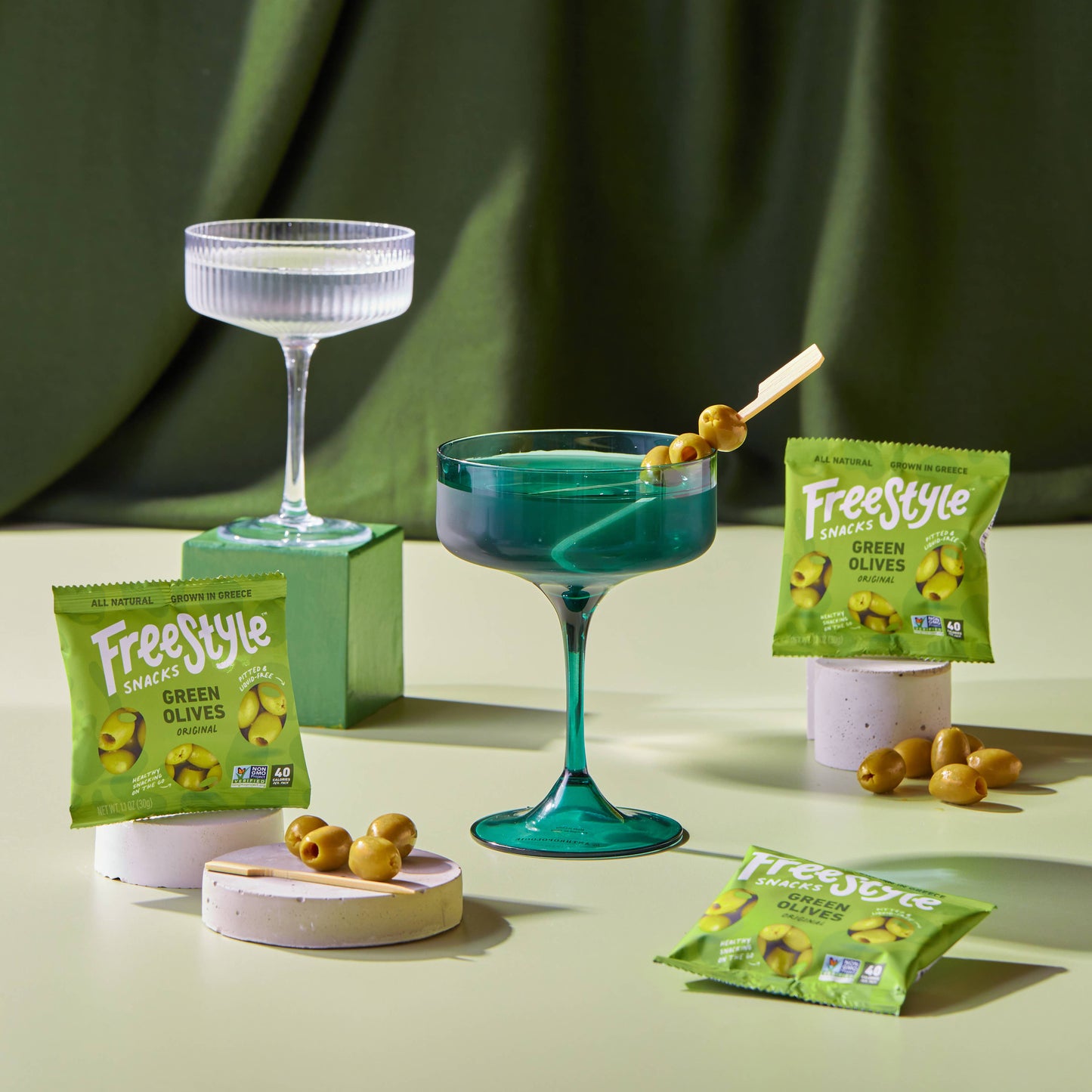 FreeStyle Snacks - Green Olive Original