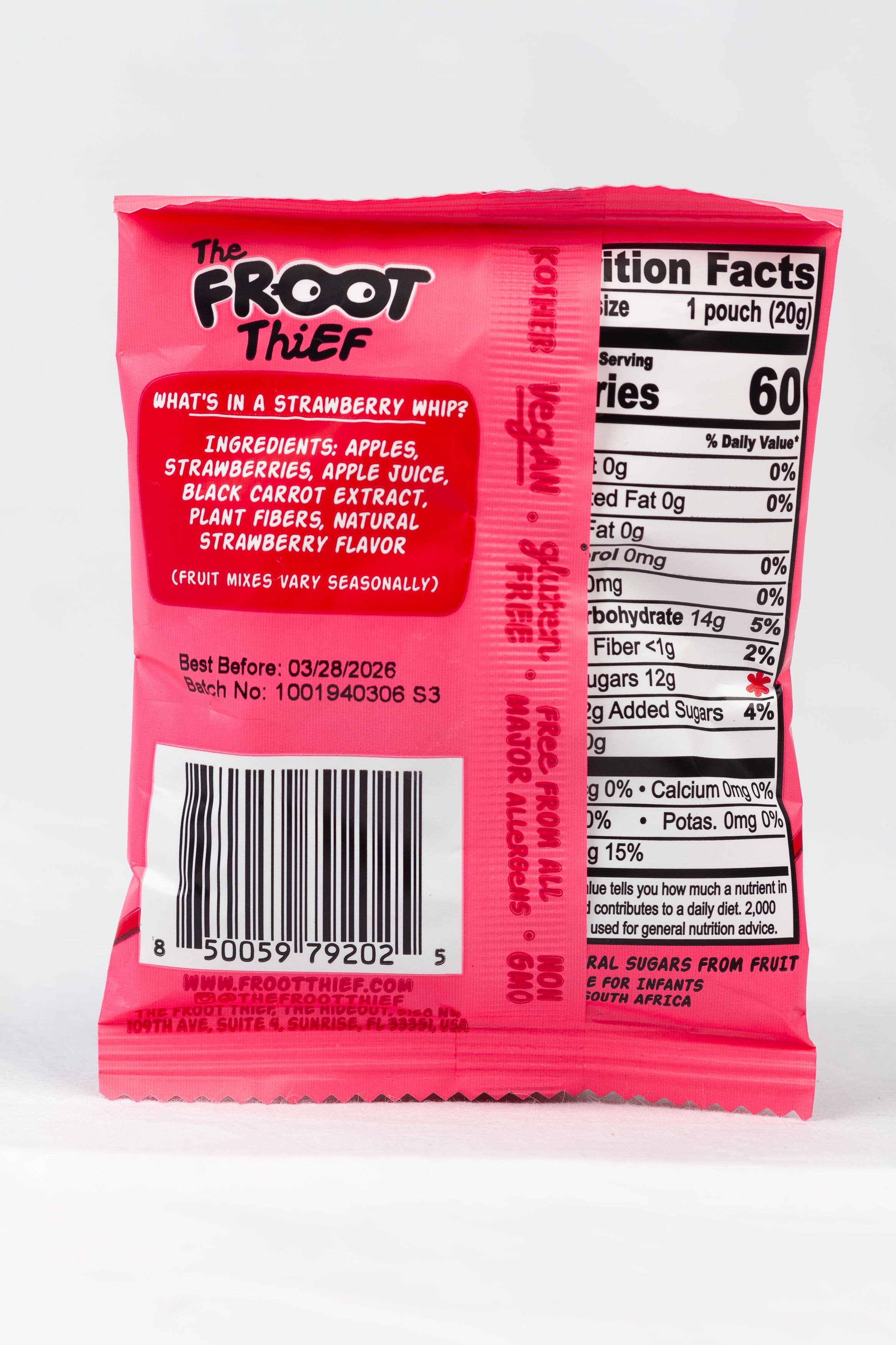 Froot Thief - Strawberry Real Fruit Whips 0.7oz