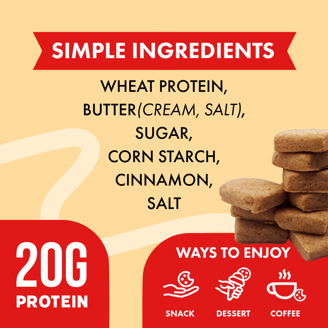 CalteinCinnamon Roll Protein Cookies | High Protein | Clean Label Snack