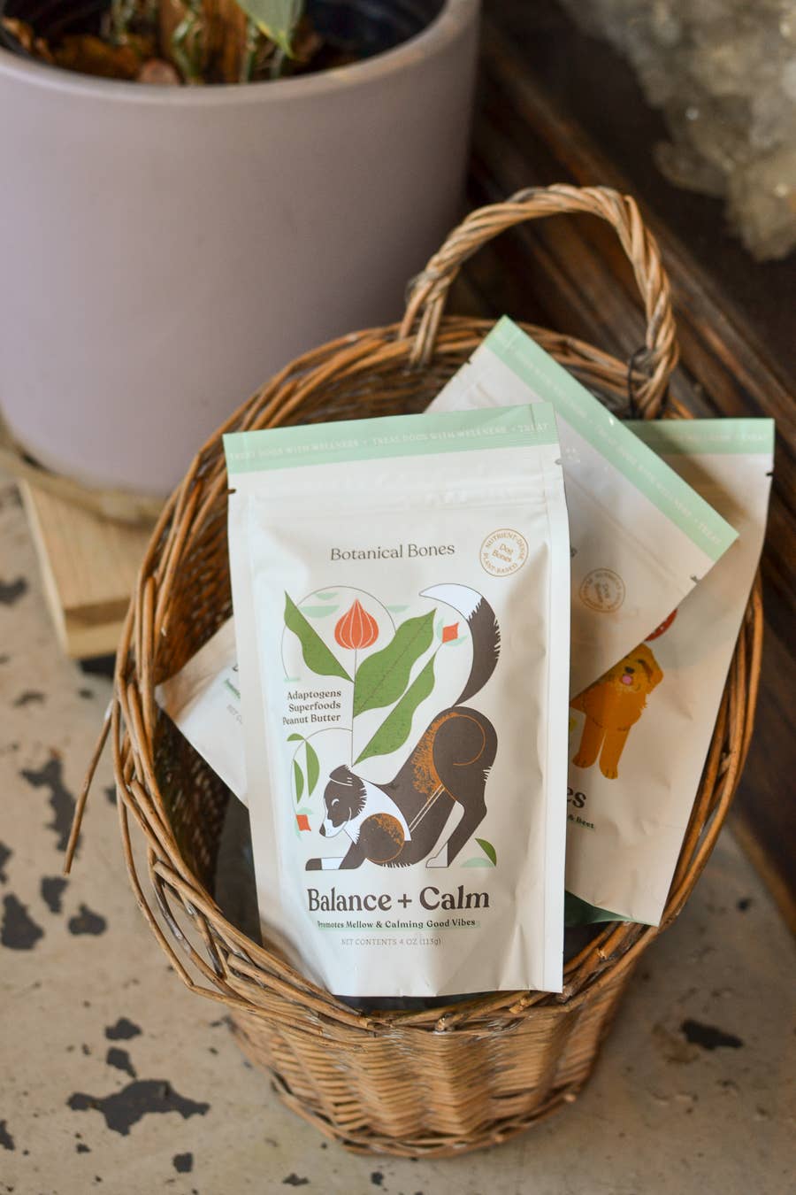 Botanical Bones - Balance + Calm Cookies - All Natural, Organic Dog Treats 5oz